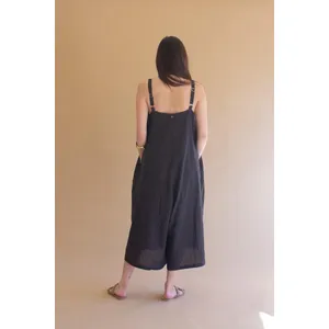 Adjustable Strap Flowy Jumper with Button Detail 7