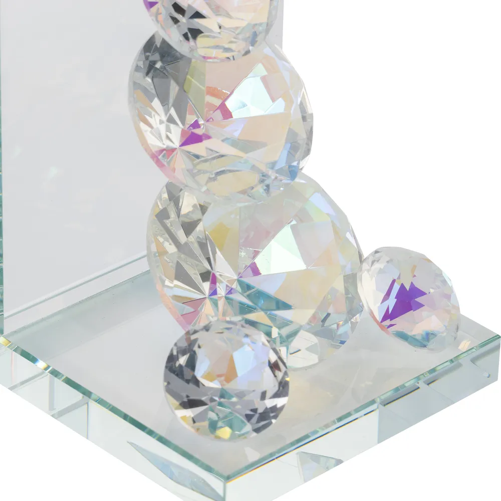 GARLANDGROVE SET OF 2 CLEAR BOOKENDS 7 (IN)