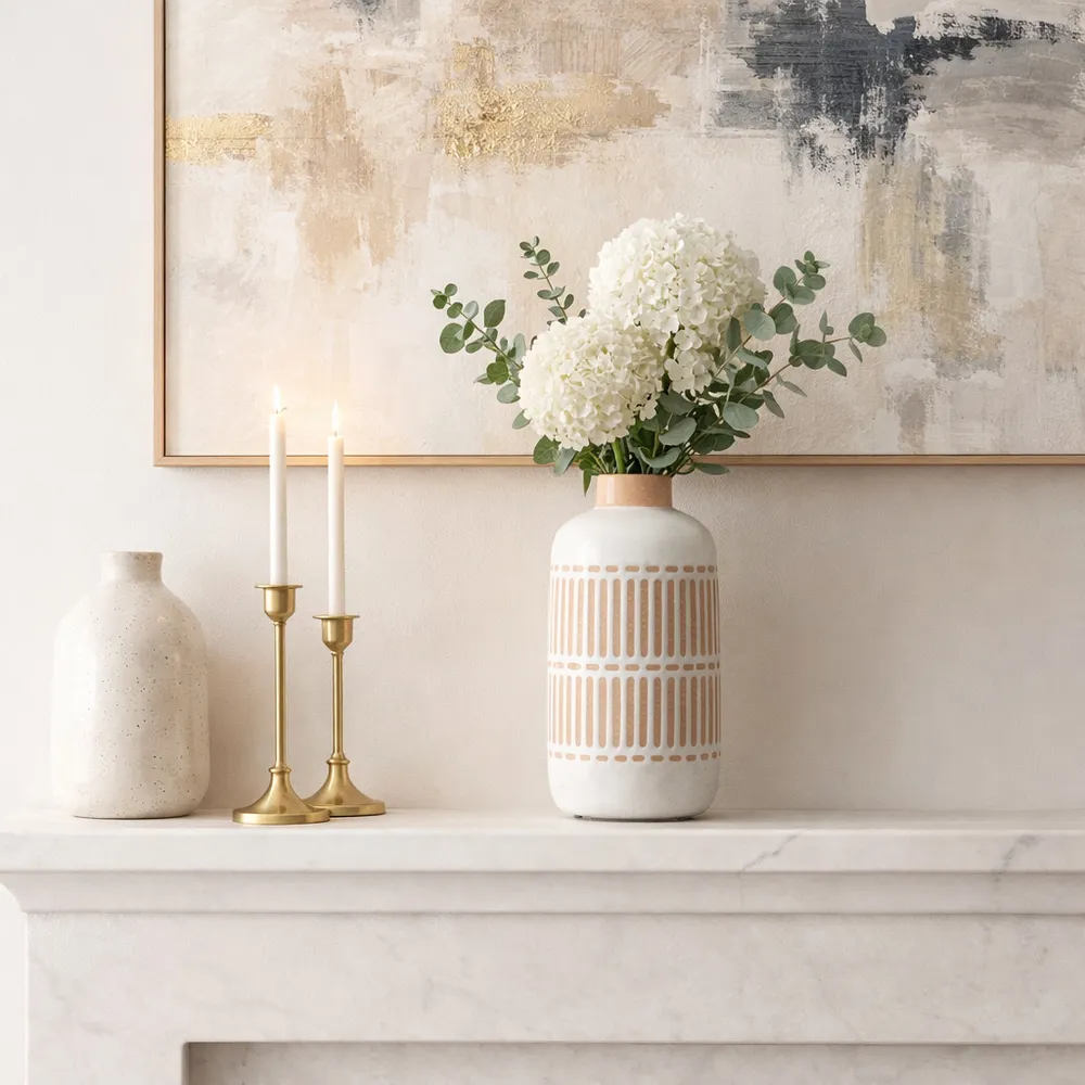 BAYGATE IVORY VASE 12 (IN)