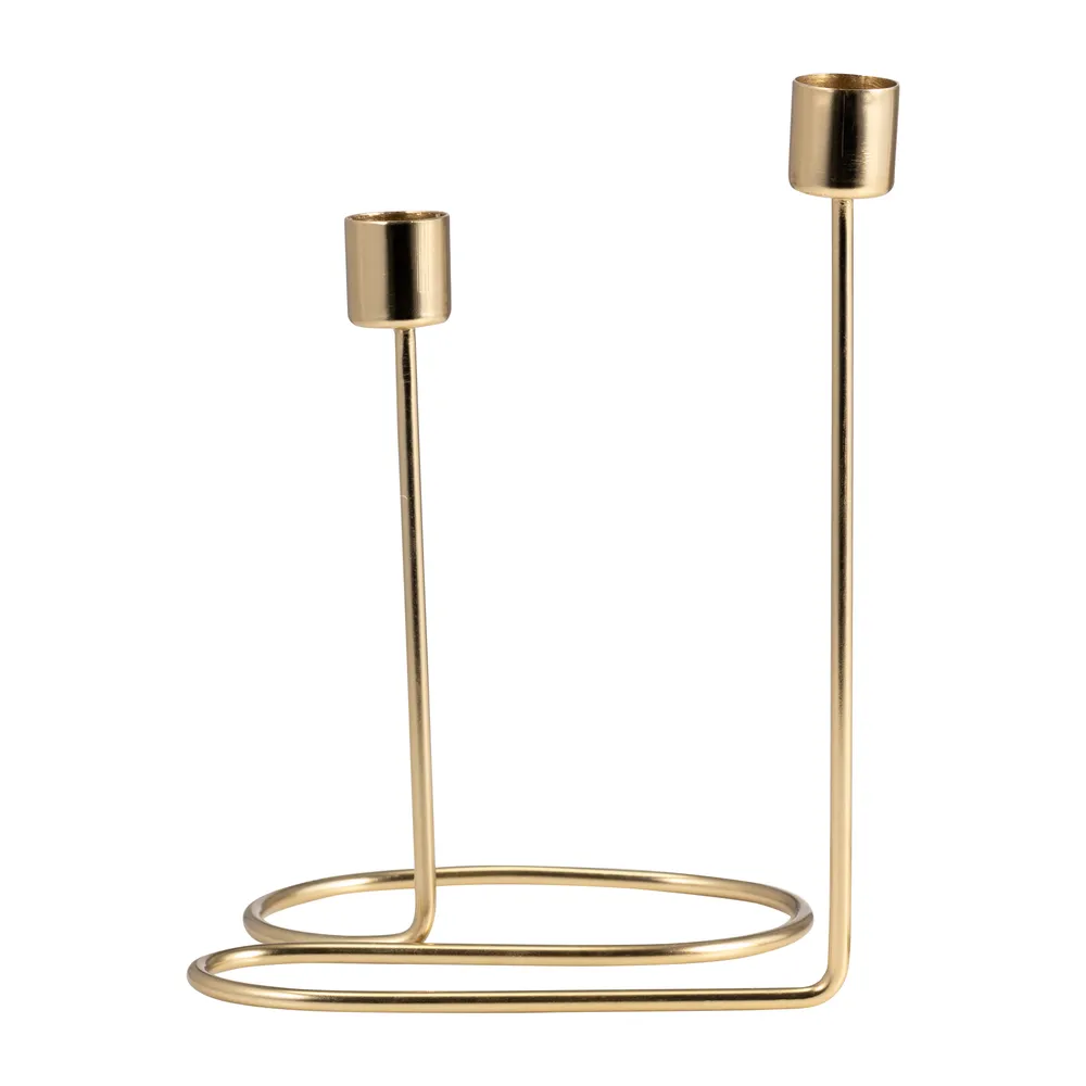 GIBSONGROVE GOLD CANDLE HOLDER 8 (IN)