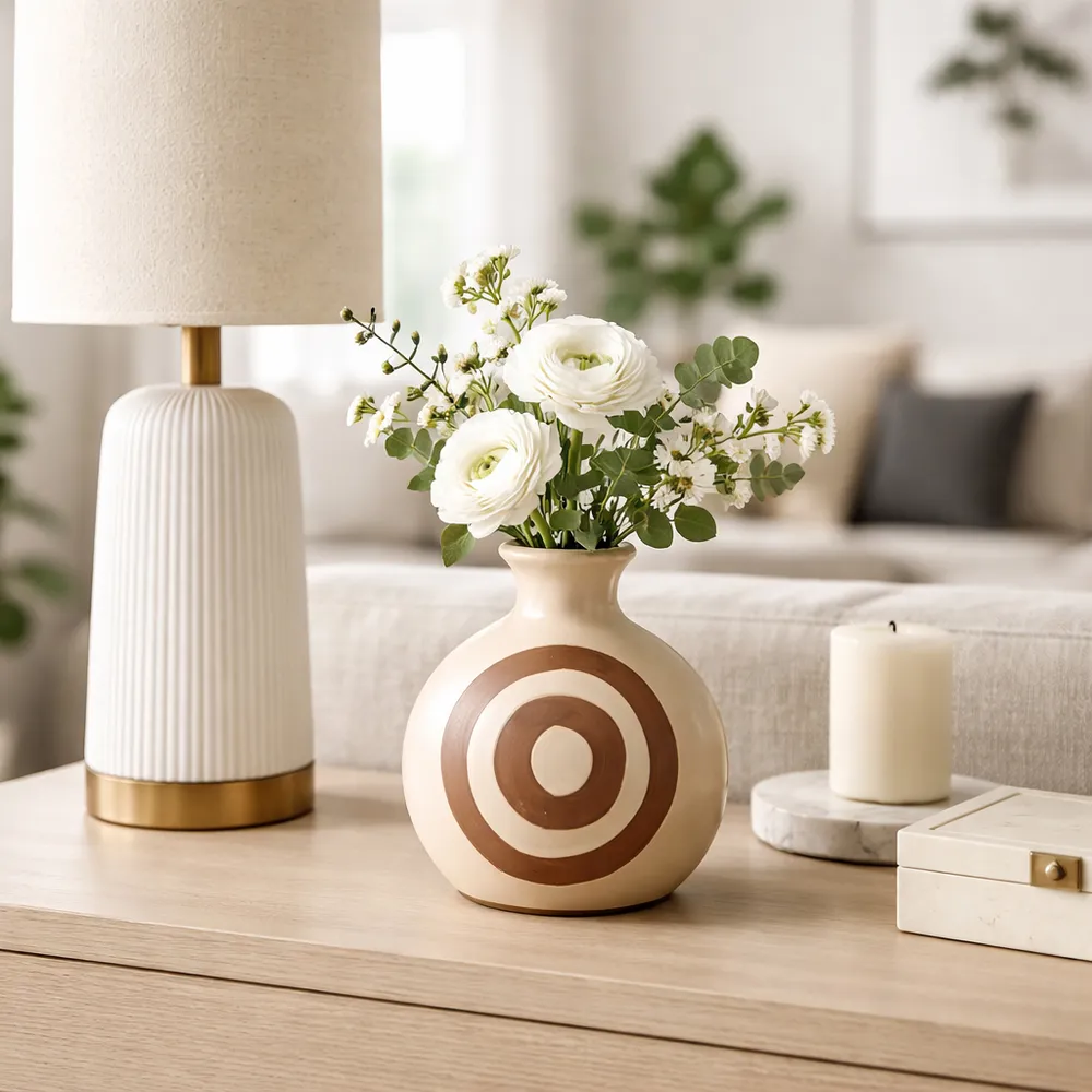 DALEYHOLM IVORY VASE 6 (IN)