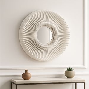 BRAMGROVE WHITE MIRROR 36 (IN) 2