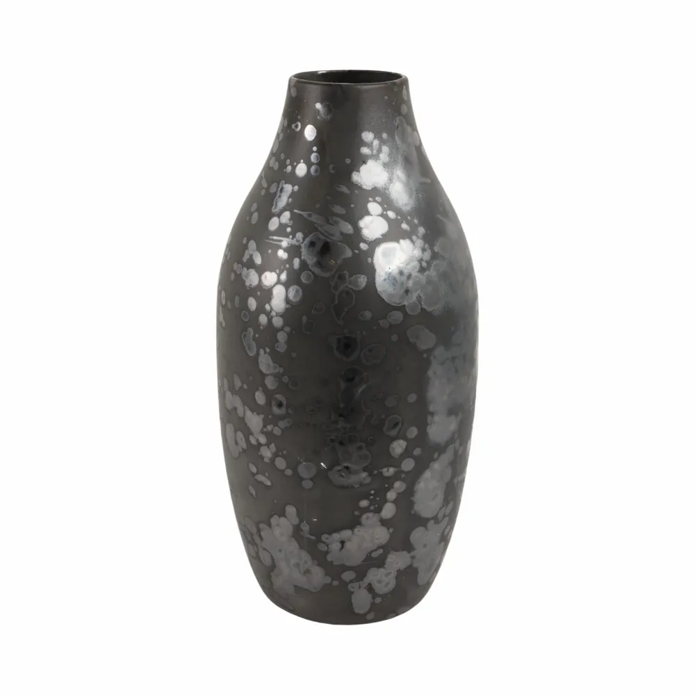 BURGESSLEY BLACK VASE 18 (IN)
