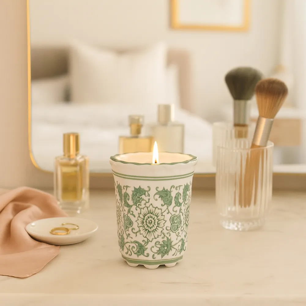 HEYDONTON GREEN CANDLE 5 (IN)