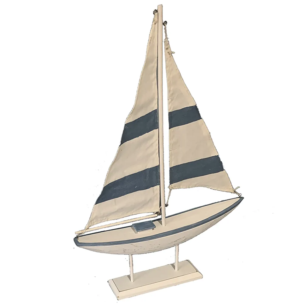 21-1/2" SAIL BOAT   BLUE/WHITE