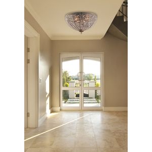 Elizabethan 17'' Wide 6-Light Flush Mount - Dark Bronze 6