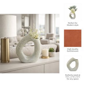 BYRONMORE CREAM VASE 14 (IN) 10