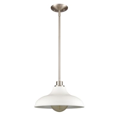 Grenville 13″ Wide 1-Light Pendant - Brushed Nickel