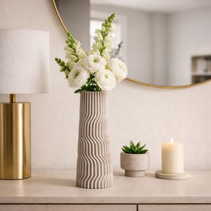 LAKEWORTH TAN VASE 14 (IN) 2