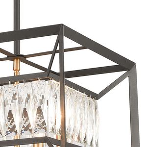 Starlight 15'' Wide 4-Light Chandelier - Charcoal 5
