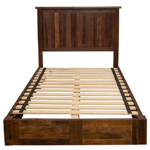 Barnwood Traditional Platform Bed - Single 3