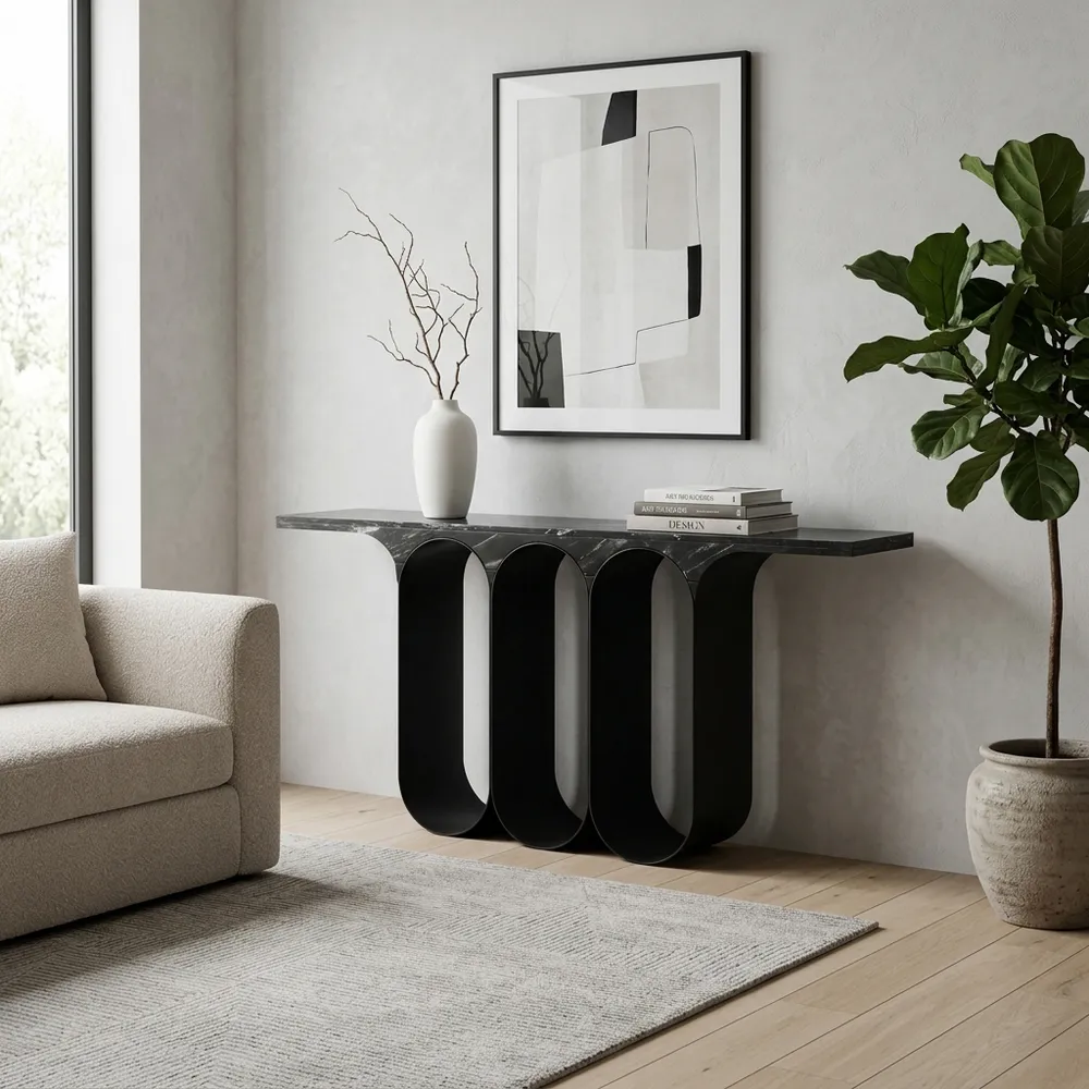 AIDENOAK BLACK CONSOLE 31 (IN)
