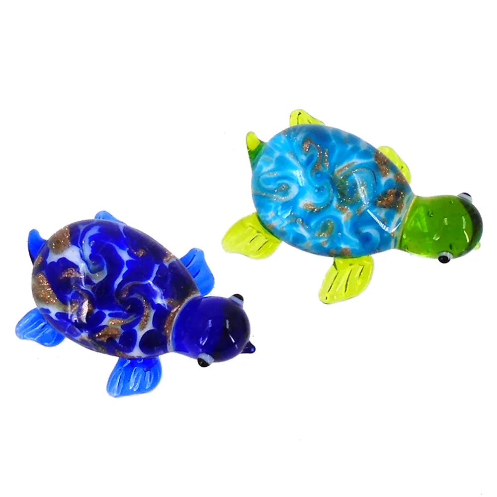 1-3/4" SEA TURTLE PAPER WEIGHT 2-ASST