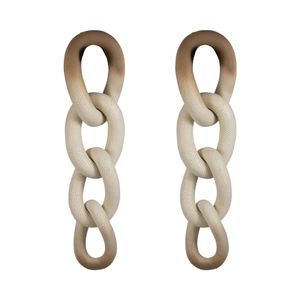 REGANOAK SET OF 2 BROWN DECOR 28 (IN) 5