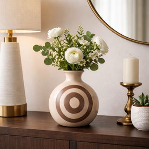 DALEYHOLM IVORY VASE 6 (IN) 12