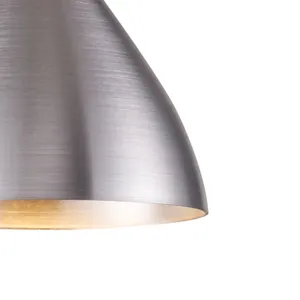 Spun Aluminum 7'' Wide 1-Light Mini Pendant - Aluminum 4