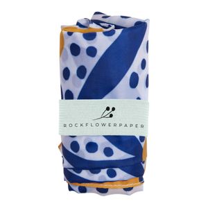 Golden Glow blu Reusable Shopping Bag 4