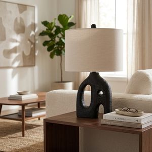 CORWINSIDE BLACK LAMP 21 (IN) 2
