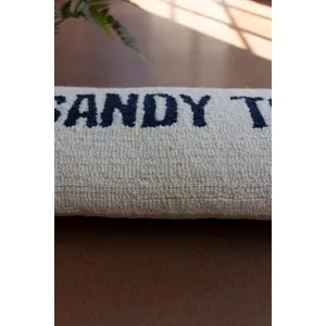 Sandy Toes Hand-Hooked Pillow 4