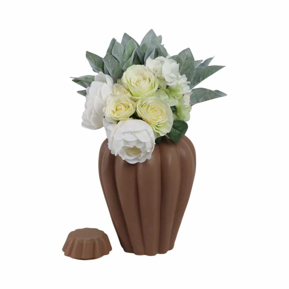 HEATHOAK BROWN JAR 12 (IN)