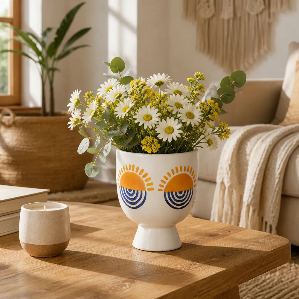 FOSTERMOOR WHITE PLANTER 7 (IN)