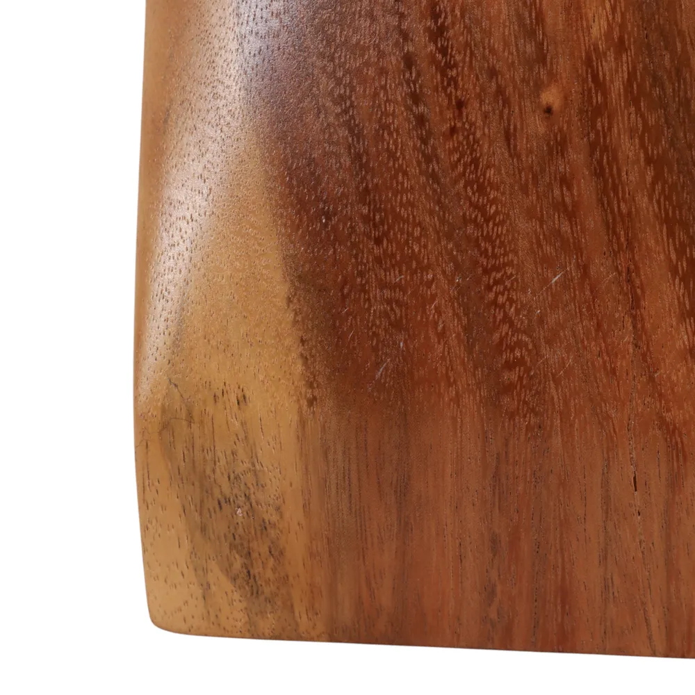 GREERCROSS BROWN TABLE 25 (IN)