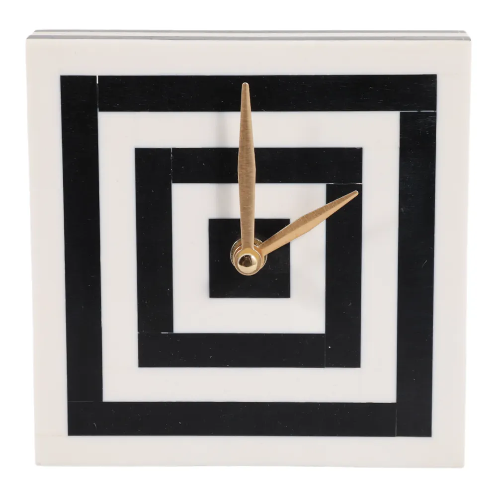 FARLEYMOOR WHITE CLOCK 6 (IN)