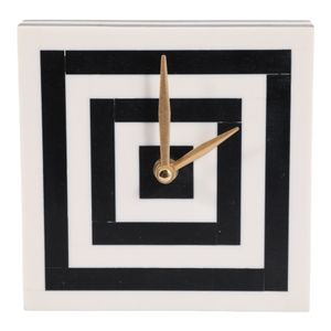 FARLEYMOOR WHITE CLOCK 6 (IN) 1