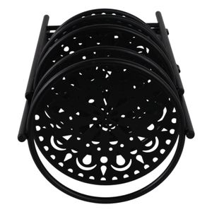 FRAZERVIEW BLACK PLANT STAND 22 (IN) 8