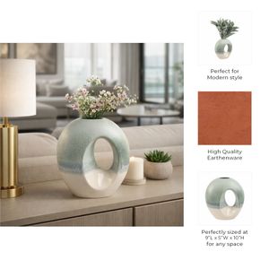 CHLOEOAK BLUE VASE 10 (IN) 11