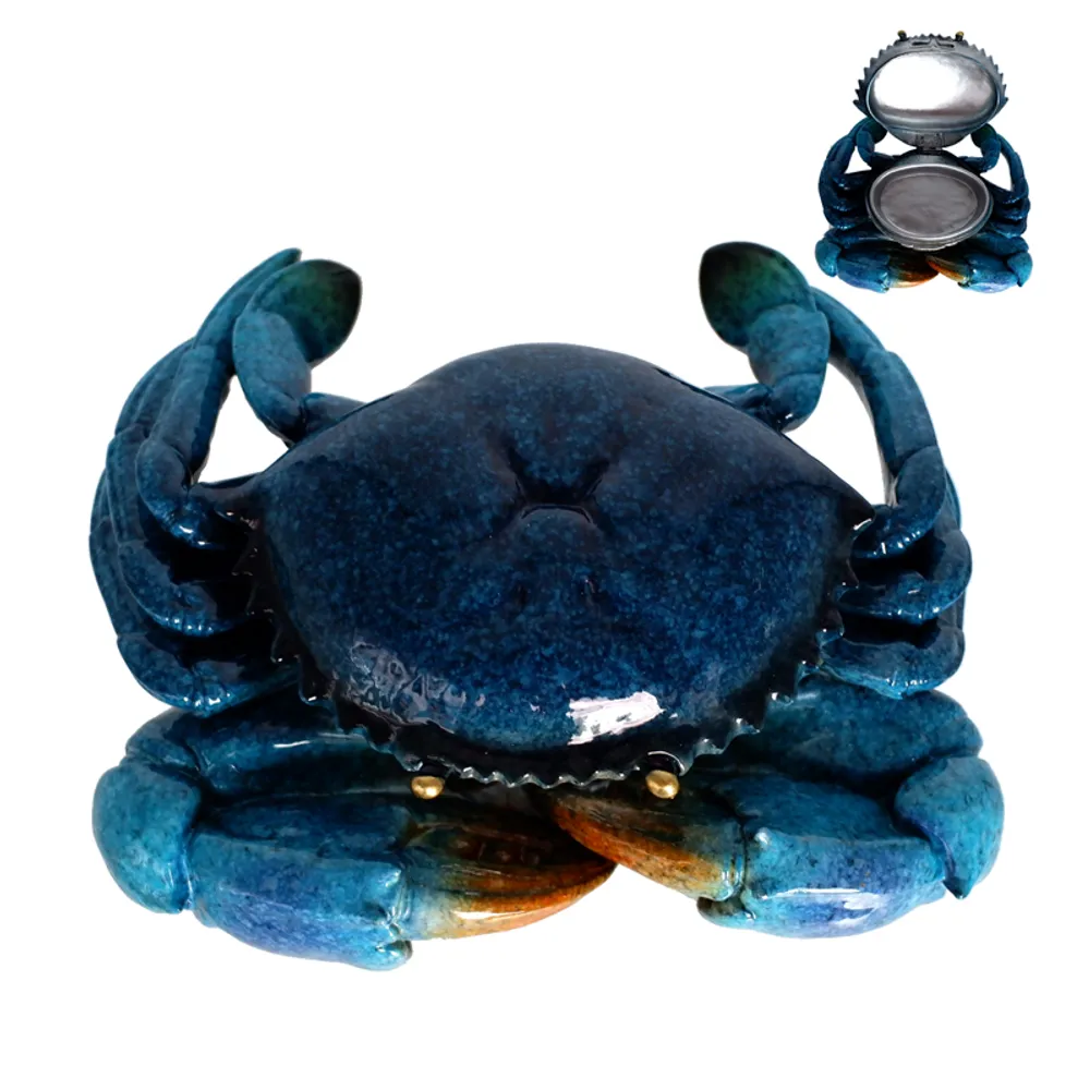 6" CRAB JEWELRY BOX