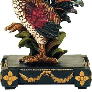 Petite Rooster 19'' High 1-Light Table Lamp - Multicolor 4