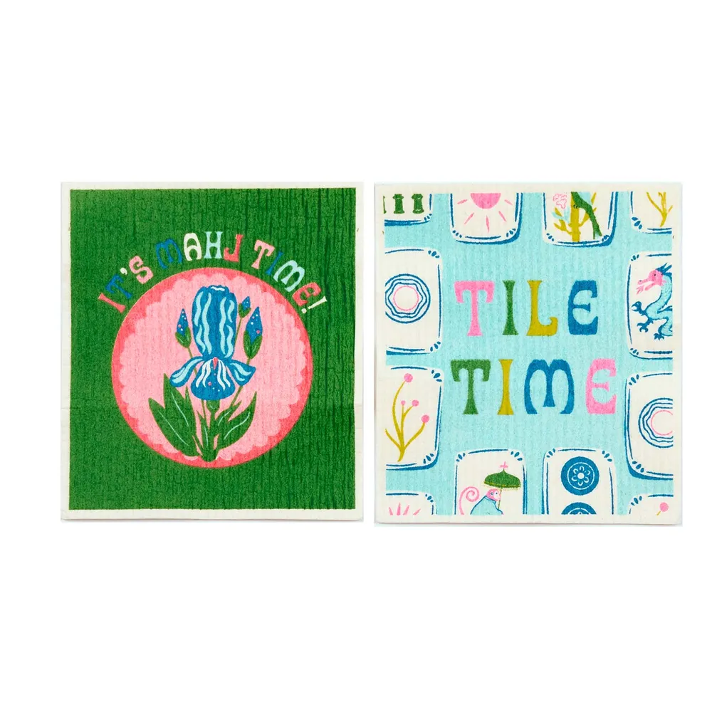 Tile Time blu Eco Sponge Cloth (Set of 2)