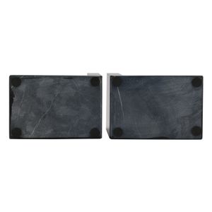 TUCKERLAKE SET OF 2 BLACK BOOKENDS 7 (IN) 9
