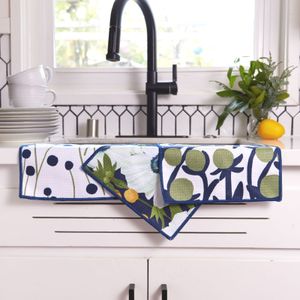 Anemone Poppy Eco Dish Cloth (Set of 3) 3