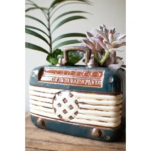 Ceramic Vintage Radio Vase 2