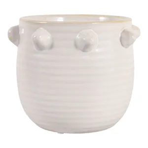 DEVONMOOR WHITE PLANTER 7 (IN) 3
