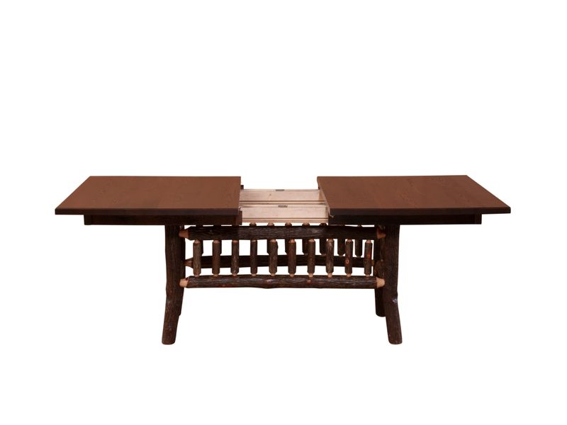 Appalachian Extension Dining Table - Antique Oak Top 5