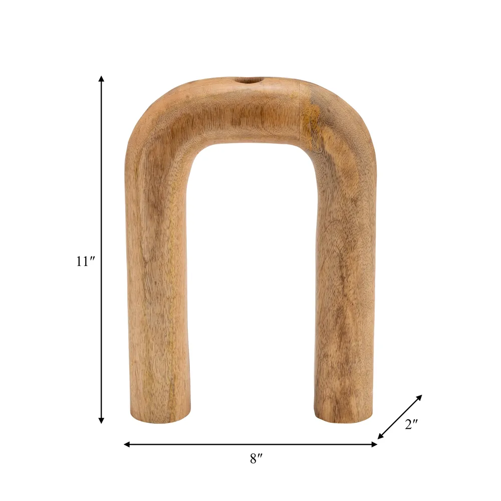 GUNNWORTH BROWN VASE 11 (IN)