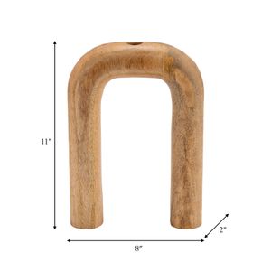 GUNNWORTH BROWN VASE 11 (IN) 10