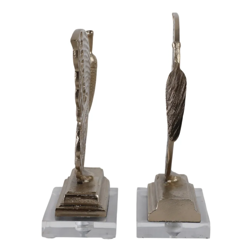 ARLOWCREST SET OF 2 GOLD DECOR 9 (IN)
