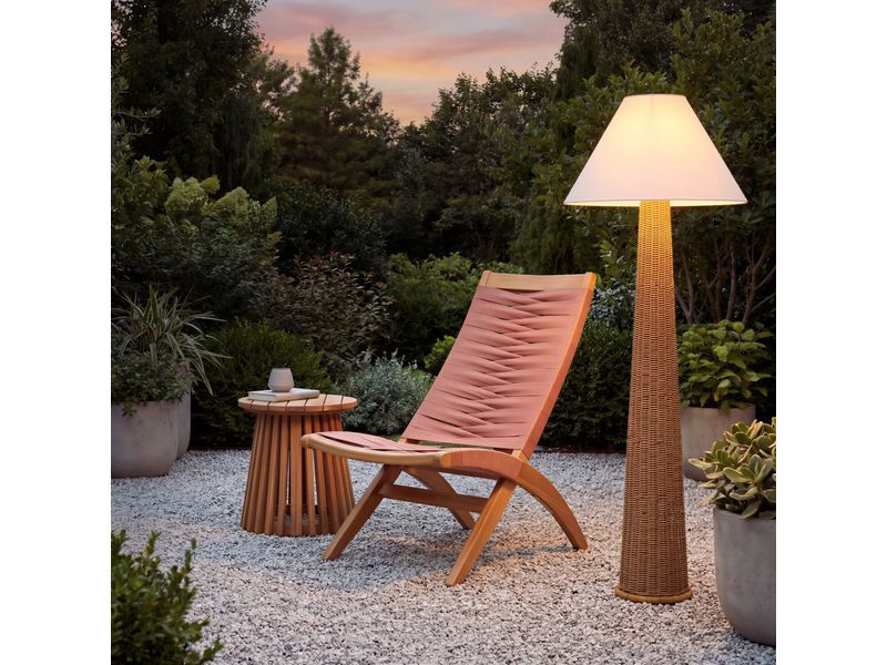 Palmia Solar Floor Lamp Natural 14