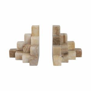 GARLANDSIDE SET OF 2 TAN BOOKENDS 6 (IN) 1
