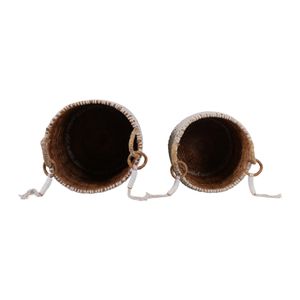 DUNCANLAND SET OF 2 BROWN STORAGE 24 (IN) 8