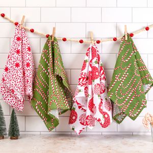 Scandi Ornaments Cotton Kitchen Towels (Set of 3) 3