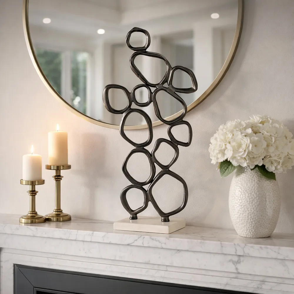DECKERVALE BLACK DECOR 25 (IN)