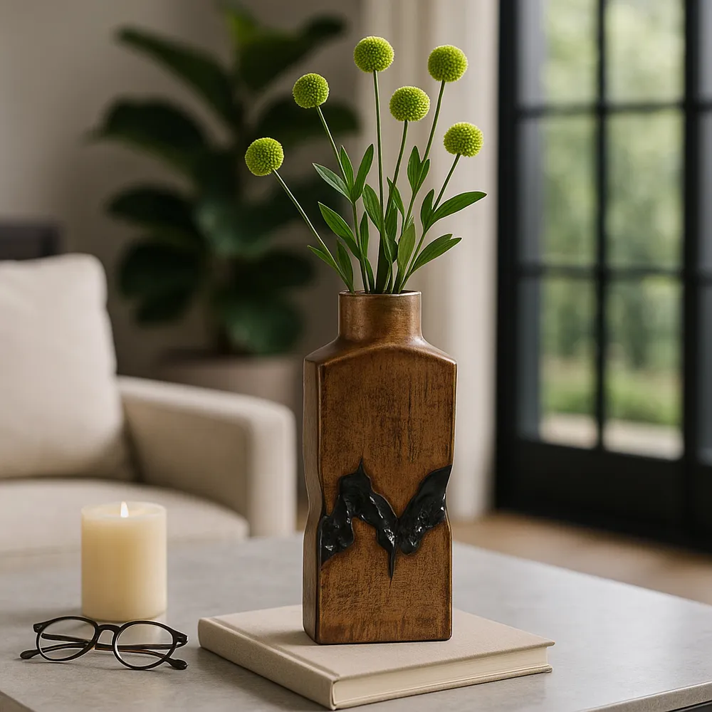 HALDENMILL GOLD VASE 16 (IN)