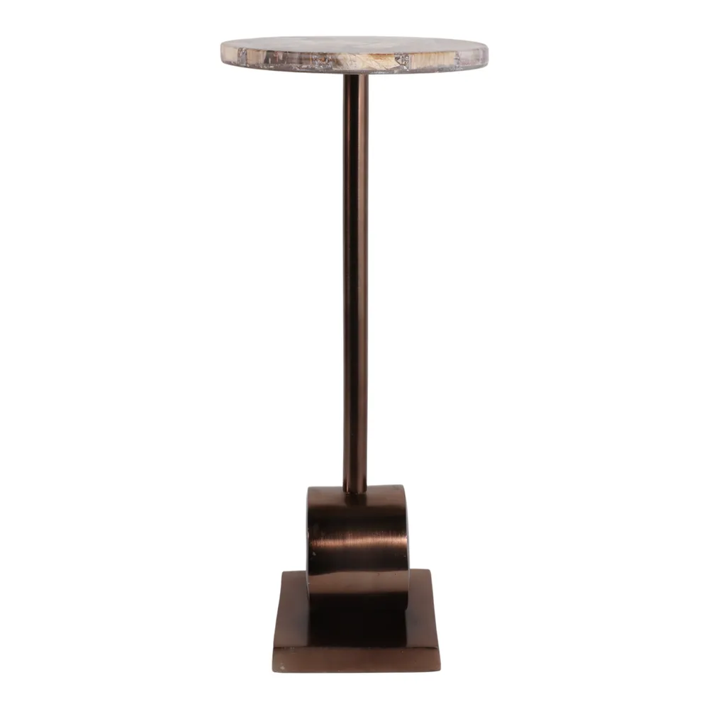 DILLONBURN BROWN TABLE 24 (IN)