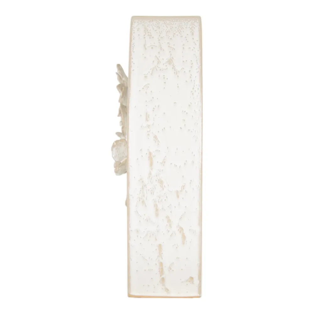 HAYESTON WHITE VASE 18 (IN)