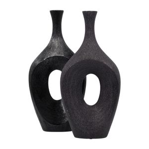DUTTONRIDGE BLACK VASE 19 (IN) 9